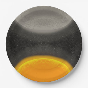 Moon Asteroid Sun Galaxy Birthday Papieren Bordje