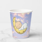 Moon Baby Design Papieren Bekers (Voorkant)