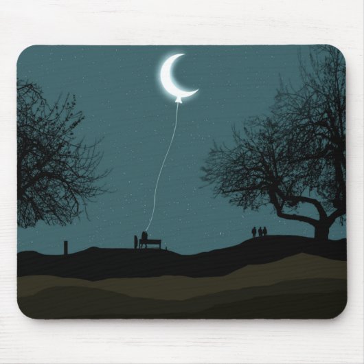 Moon Balloon Muismat (Voorkant)