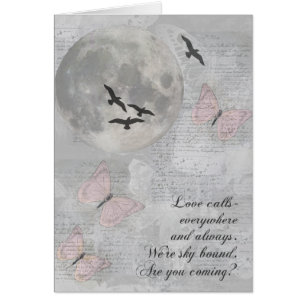 Moon Birds Love Roeumi Card