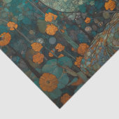 Moon Blossom  Art Nouveau Decoupage Tissuepapier (Detail)