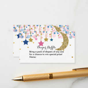 Moon Blue Pink Raffle Enclosure C Informatiekaartje