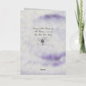 Moon & Broom Gespireerd Samhain Pentacle Feestdagen Kaart (Achterkant)