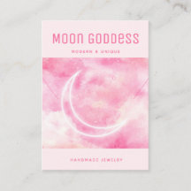 Moon Business QR Code Sieraden Display Kaarten