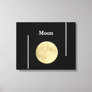 Moon Canvas Afdruk