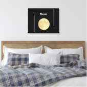 Moon Canvas Afdruk (Insitu (Slaapkamer))