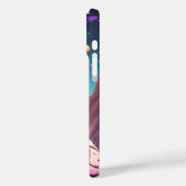 Moon Cartoon Astronaut Art Case-Mate iPhone Case (Achterkant / Links)
