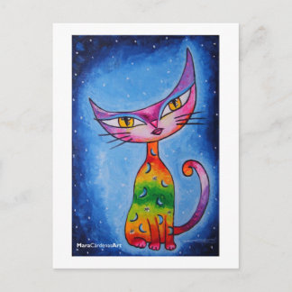 Moon Cat Briefkaart