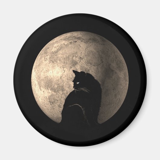 Moon cat magneet (Voorkant)