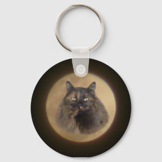 Moon Cat Sleutelhanger