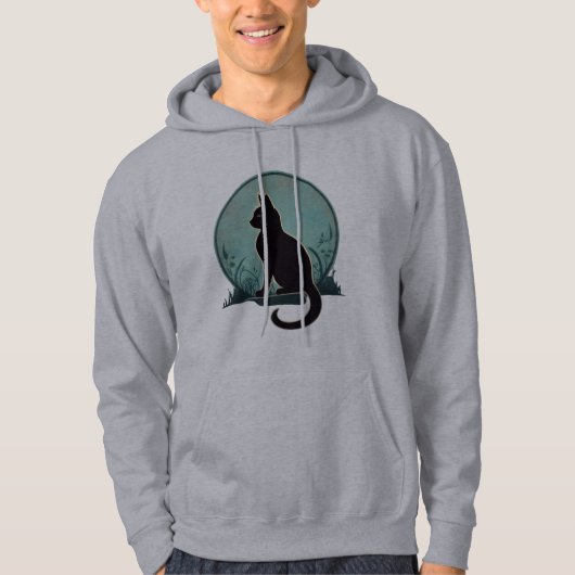 Moon Cat Sweat - shirt à capuche 2023 (Devant)