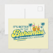 Moon Cay Bahamas Carte postale Croisière de vacanc (Devant / Derrière)
