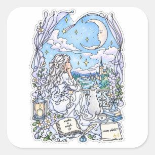 Moon Child™ Autocollant de personnage original c