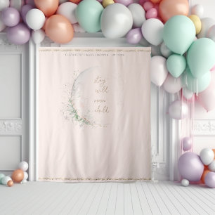 Moon Child   Baby shower van Boho Hippie Wandkleed