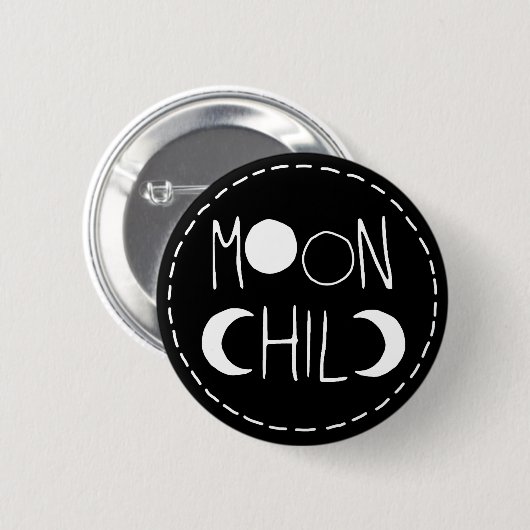 Moon Child Button (Voorkant /achterkant)