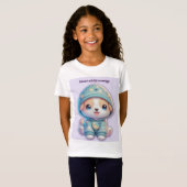 Moon Child Energy Dog T-Shirt (Devant entier)