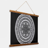 Moon Child Mandala Triple Moon Witch Hangend Wandkleed (Gebogen)