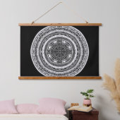 Moon Child Mandala Triple Moon Witch Hangend Wandkleed (Slaapkamer)