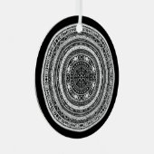 Moon Child Mandala Triple Moon Witch Metalen Ornament (Voorkant Rechts)