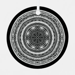 Moon Child Mandala Triple Moon Witch Metalen Ornament
