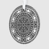 Moon Child Mandala Triple Moon Witch Ornament (voorkant)