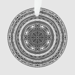 Moon Child Mandala Triple Moon Witch Ornament