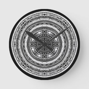 Moon Child Mandala Triple Moon Witch Ronde Klok