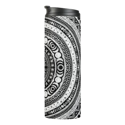 Moon Child Mandala Triple Moon Witch Thermosbeker (Geroteerd rechts)