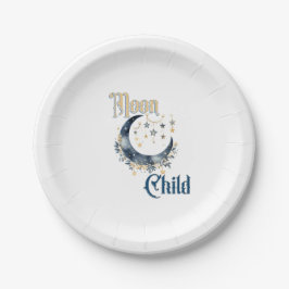 Moon Child Papieren Bordje