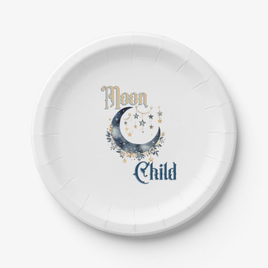 Moon Child Papieren Bordje (Voorkant)