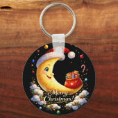 moon christmas sleutelhanger (Achterkant)