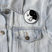 Moon Chuckle Ronde Button 5,7 Cm (In situ)