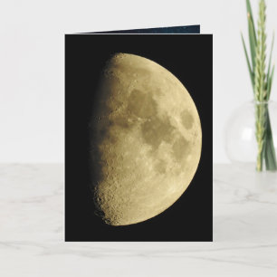 Moon Close Up Foto, kijkend naar dezelfde maan Kaart