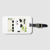 Moon cookie bagagelabel (Voorkant (horizontaal))