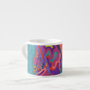 Moon Crashers, abstracte kunst Espresso Kop
