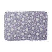 Moon Crater Paars Pattern Bath Mat (Voorkant)