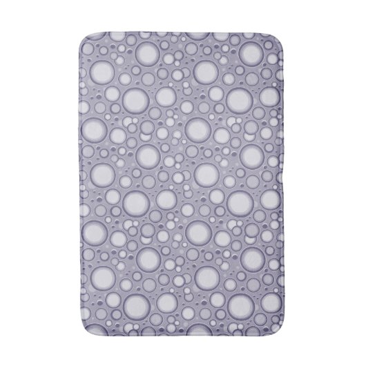 Moon Crater Paars Pattern Bath Mat (Voorkant Verticaal)