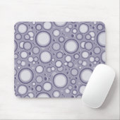Moon Craters Paars Mousepad Muismat (Met muis)