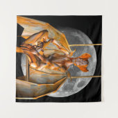 Moon Creature Tapestry Wandkleed (Voorkant (horizontaal))