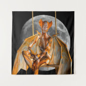 Moon Creature Tapestry Wandkleed (Voorkant)