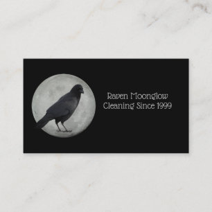 Moon Crow Standard, 3,5 x 2,0-inch Visitekaartje
