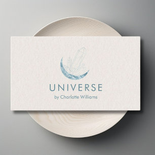 Moon Crystal Energy Healer Visitekaartje