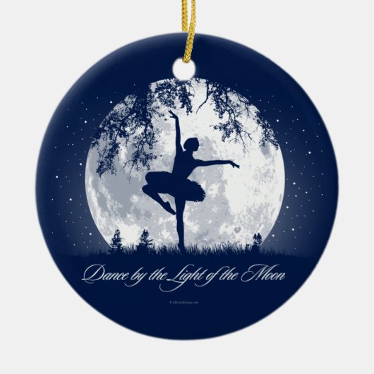 Moon Dance Keramisch Ornament (Voorkant)