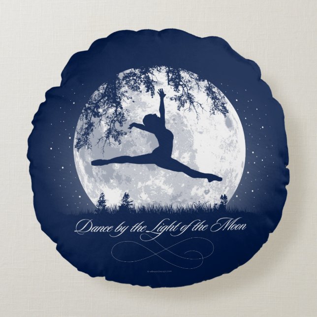 Moon Dance Round Coussin (Devant)