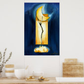 Moon Dance van Artist Alfred Gockel Poster (Keuken)