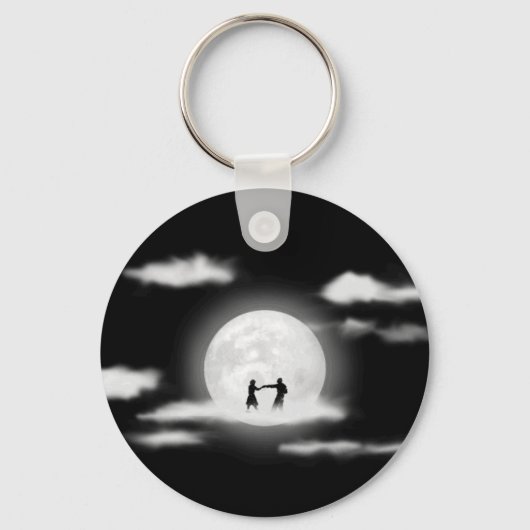 Moon Dansend, sleutelketen Sleutelhanger (Voorkant)
