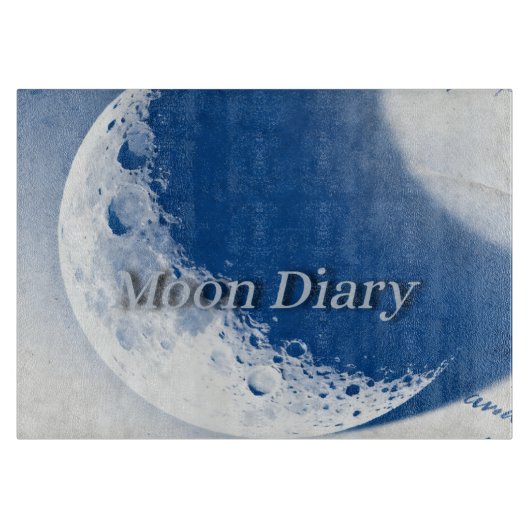 Moon diary  snijplank (Voorkant)