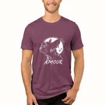 Moon Dog Amour Shirt - Romantische Franse Gotische