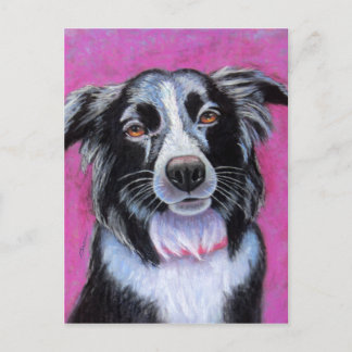 Moon Dog Border Collie Briefkaart