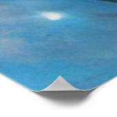 Moon door Alphonse Mucha Poster (Hoek)